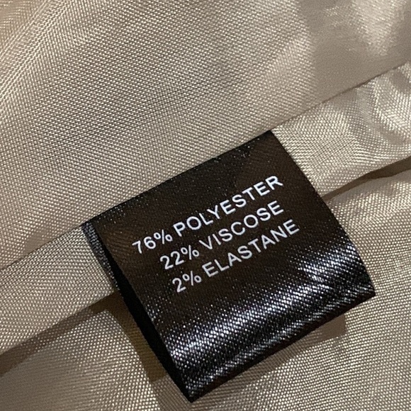 NEW Express Beige Cream classic tailored 1-Button Front Blazer Womens Sz 6 - Picture 13 of 13